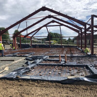 Spar Jonesborough   Steel fixing